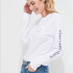 Vineyard Vines Signature Whale Long-Sleeve Tee